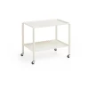 Chariot de service Arcs Trolley Low, Eggshell