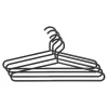 Cintre Alfred, anthracite, lot de 4
