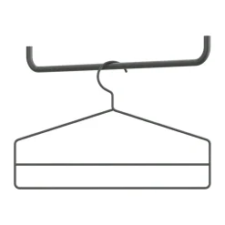Cintre String lot de 4, Gris foncé