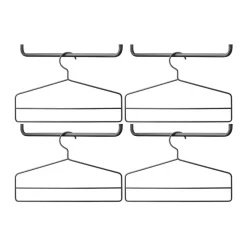 Cintre String lot de 4, Noir