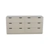 Commode Aoko double 6 tiroirs, Beige