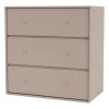 Commode CARRY 3 tiroirs, Mushroom