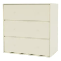 Commode CARRY 3 tiroirs, Vanilla