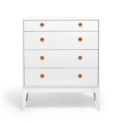 Commode Höllviken, Gris clair, 4 tiroirs