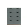 Commode Snö A, storm grey, support en bouleau