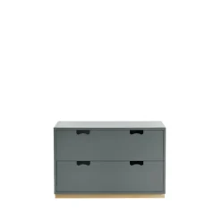 Commode Snö A2, storm grey, support en bouleau
