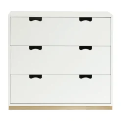 Commode Snö A3, white, support en bouleau
