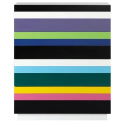 Commode Stripe, multicolore