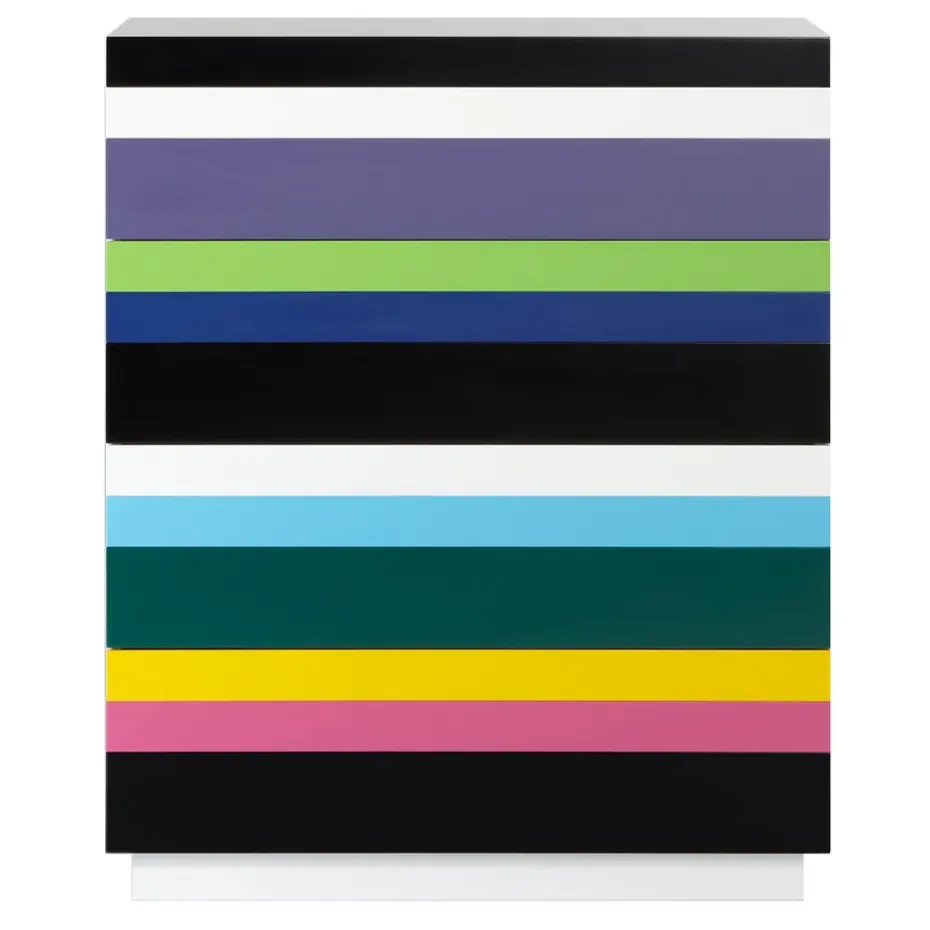 Commode Stripe, multicolore