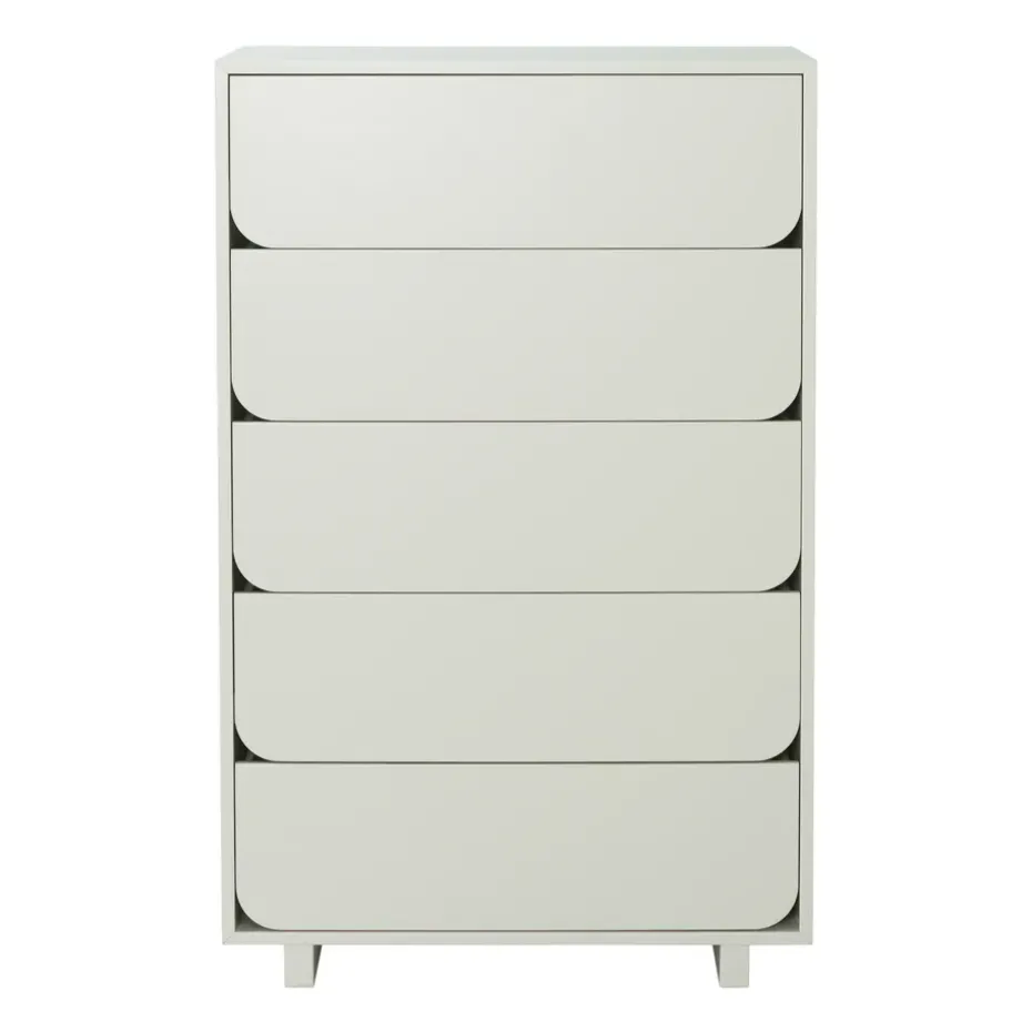 Commode Vidja 5 tiroirs, Sable