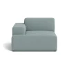 Connect soft modul Re-wool nº 718 bleu clair, Accoudoir gauche (A)