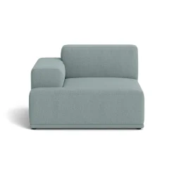 Connect soft modul Re-wool nº 718 bleu clair, Accoudoir gauche (A)