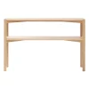 Console Anton 35x125 cm, Chêne pigmenté blanc