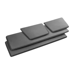 Coussin d'assise J149, Black leather