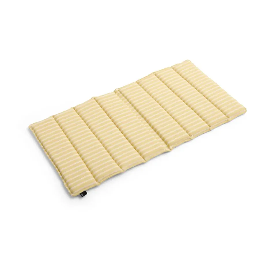 Coussin d’assise Terrazza Folding, Yellow bold stripe, 82x40 cm