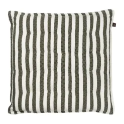 Coussin de chaise Ernst 40x40 cm, Sauge, blanc