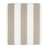 Coussin de chaise Holma 41x49 cm, Taupe striped