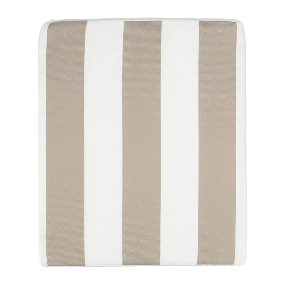 Coussin de chaise Holma 41x49 cm, Taupe striped