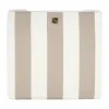 Coussin de chaise Lunda 42x45 cm, Taupe striped