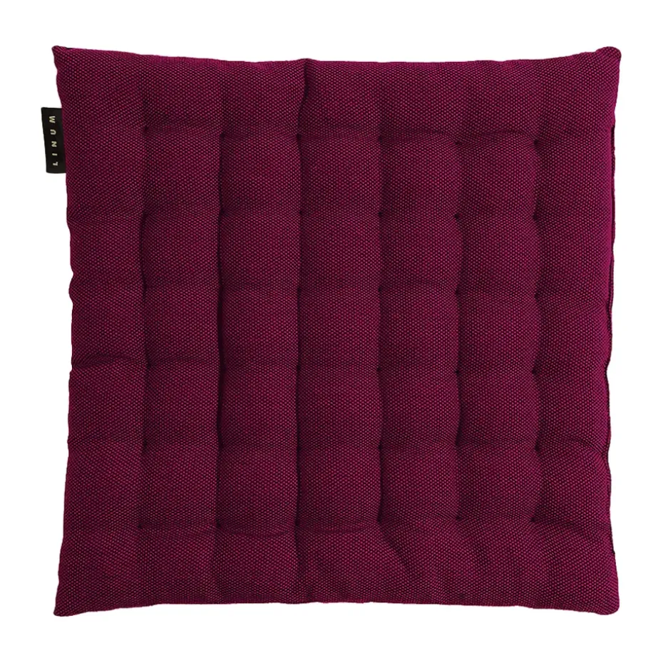 Coussin de chaise Pepper 40 x 40cm, Rouge bourgogne