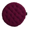 Coussin de chaise Pepper Ø37 cm, Rouge bourgogne