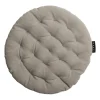 Coussin de chaise Pepper Ø37 cm, Gris clair
