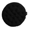 Coussin de chaise Pepper Ø37 cm, Noir