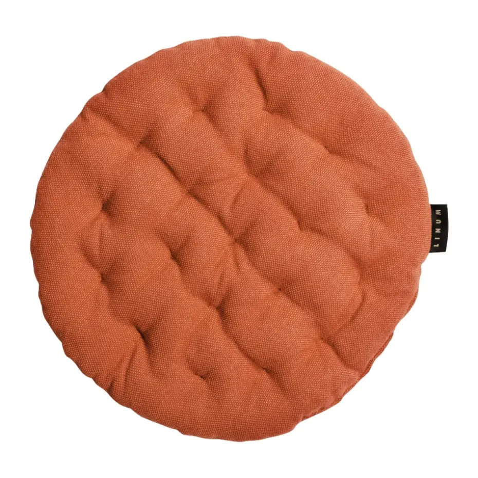 Coussin de chaise Pepper Ø37 cm, Orange rouillé