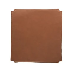 Coussin de chaise Rod, Cuir cognac