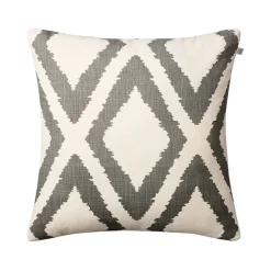Coussin Diamond, grey/offwhite, 50x50 cm