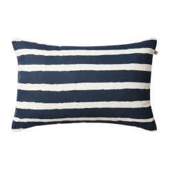 Coussin extérieur Block Stripe 40x60 cm, Blue-off white