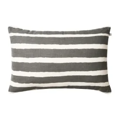 Coussin extérieur Block Stripe 40x60 cm, Grey-off white