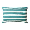 Coussin extérieur Block Stripe 40x60 cm, Heaven blue-off white
