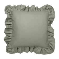 Coussin Garden Glory Outdoor avec volants 45x45 cm, Vert