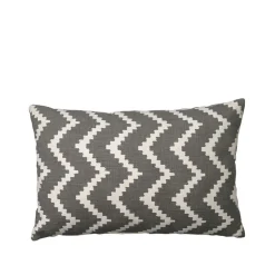 Coussin Ikat Sema, Grey/offwhite, 40 cm