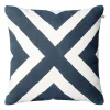 Coussin Impal Outdoor, Blue/off white, 50 cm