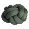 Coussin Knot XL, Forest Green