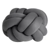 Coussin Knot XL, Grey