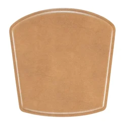 Coussin pour chaise de bar/chaise junior ZigZag, Cuir collé chameau