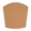 Coussin pour chaise ZigZag, Cuir collé chameau