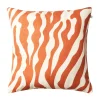Coussin Zebra Outdoor 50x50 cm, Apricot orange-off white