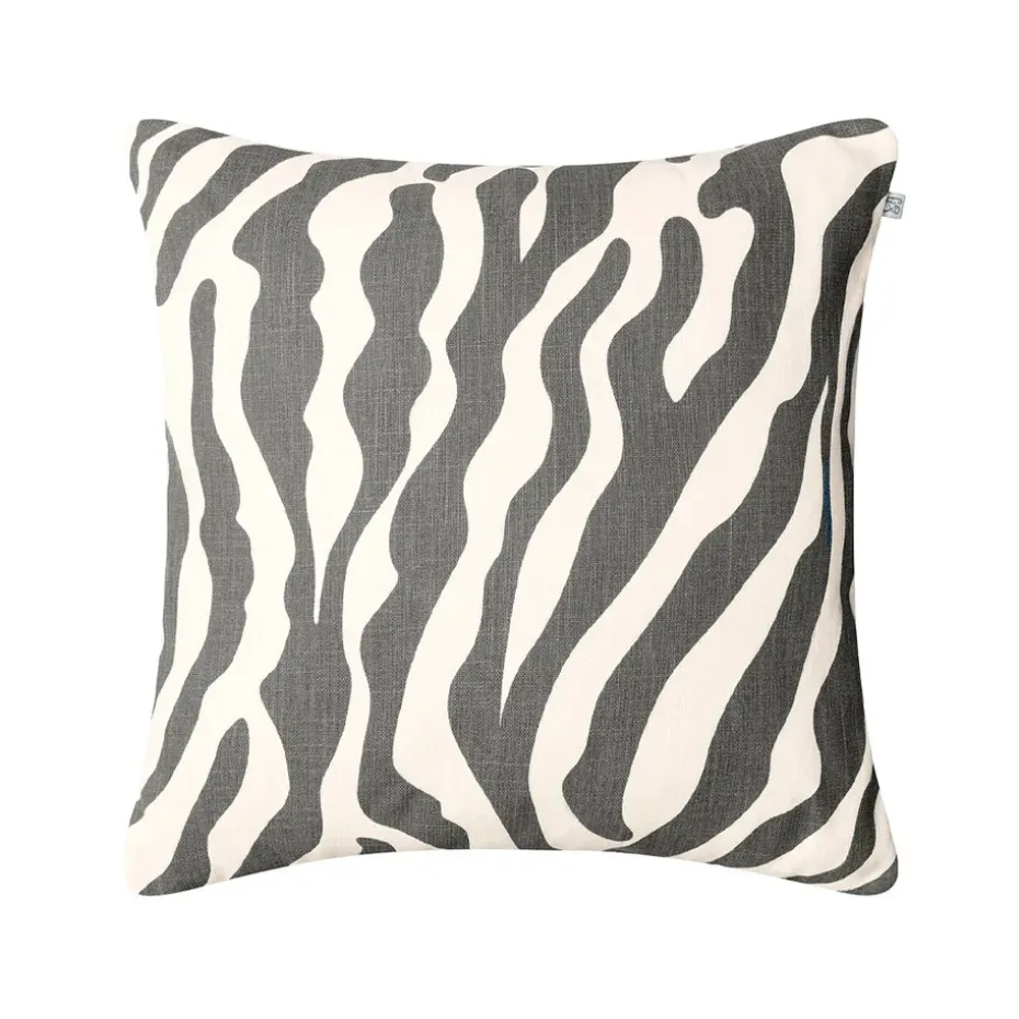 Coussin Zebra Outdoor 50x50 cm, Grey/offwhite, 50 cm