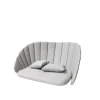 Coussins pour canapé Peacock 2 places, Cane-line natté light grey
