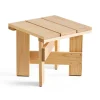 Crate Low Table 45x45x40 cm pin laqué, Water-based lacquered pinewood