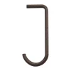 Crochet en J String lot de 5, Brun foncé