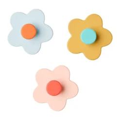 Crochet fleur Kid's Base, lot de 3, Multi