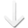 Crochet mural Arrow, blanc