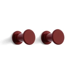 Crochets Bolt Ø2,8 cm, lot de 2, Red