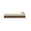 Divan Mass 200x75x51 cm, Karakorum ivory 001-walnut