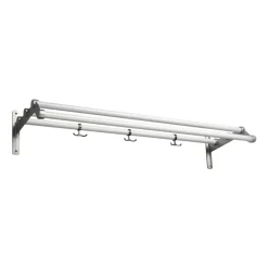 Etagère à chapeaux Nostalgi 291 100 cm, Blanc-aluminium